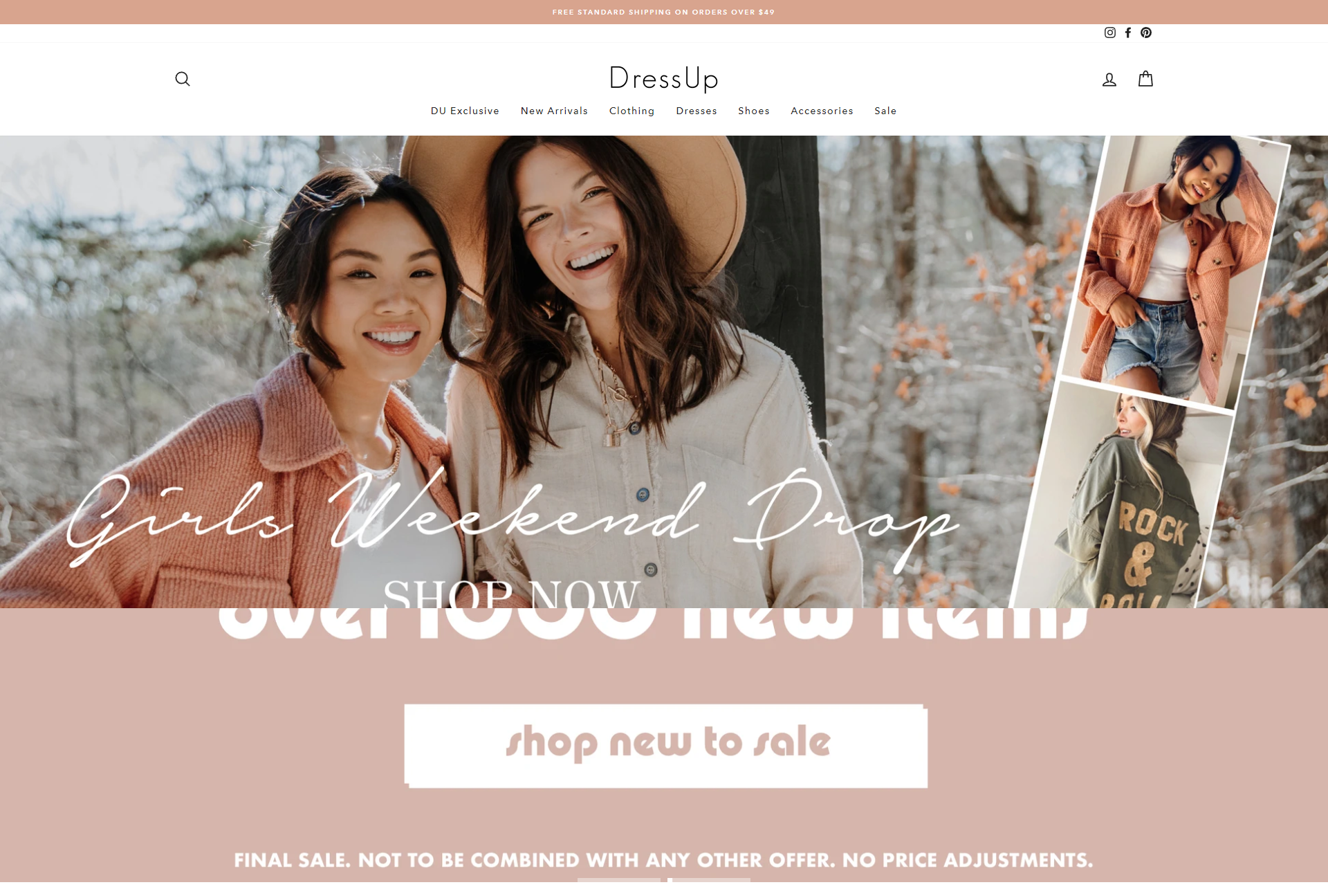 DressUp E-commerce